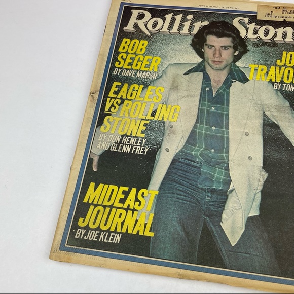 Vintage Rolling Stone Magazine John Travolta Bob Seger June 15, 1978 - Picture 4 of 5